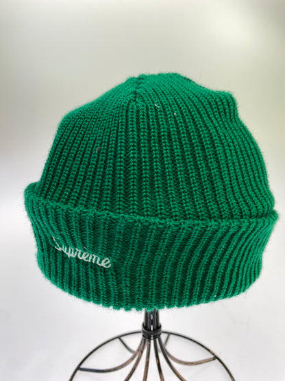 【中古品】【メンズ】 SUPREME シュプリーム LOOSE GAUGE BEANIE ルーズ ゲージ ビーニー ニット帽 ニットキャップ 帽子 185-261011-hu-20-min サイズ：FREE カラー：グリーン 万代Net店
