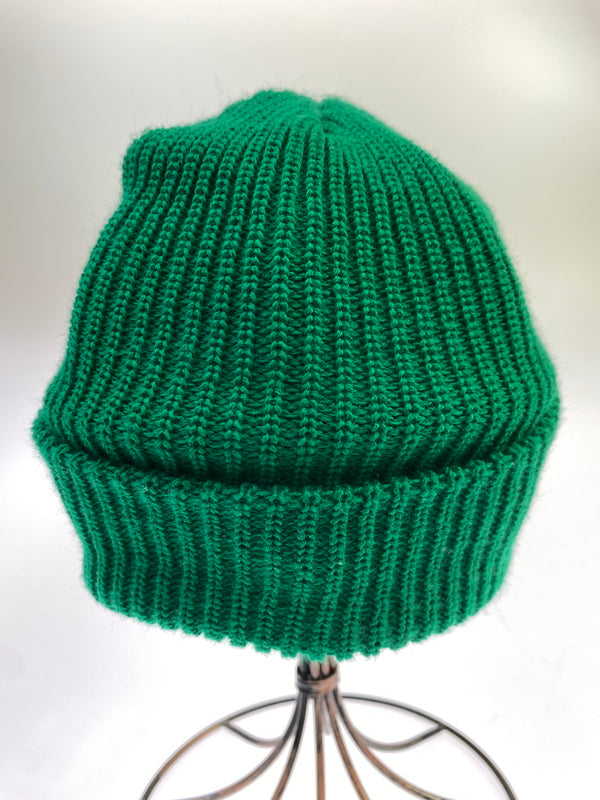 【中古品】【メンズ】 SUPREME シュプリーム LOOSE GAUGE BEANIE ルーズ ゲージ ビーニー ニット帽 ニットキャップ 帽子 185-261011-hu-20-min サイズ：FREE カラー：グリーン 万代Net店