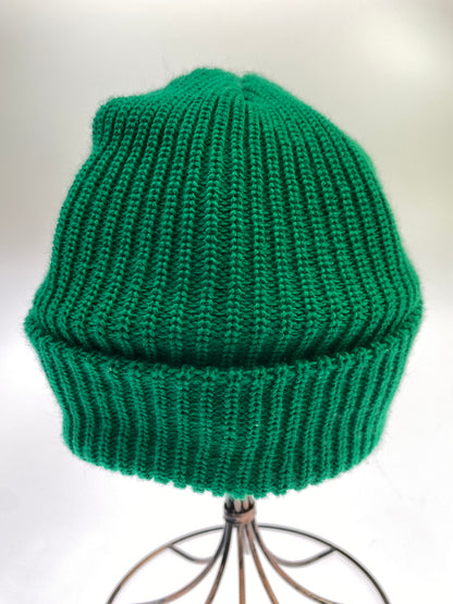 【中古品】【メンズ】 SUPREME シュプリーム LOOSE GAUGE BEANIE ルーズ ゲージ ビーニー ニット帽 ニットキャップ 帽子 185-261011-hu-20-min サイズ：FREE カラー：グリーン 万代Net店