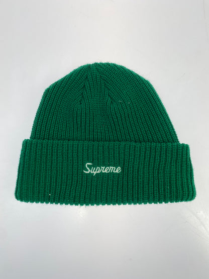 【中古品】【メンズ】 SUPREME シュプリーム LOOSE GAUGE BEANIE ルーズ ゲージ ビーニー ニット帽 ニットキャップ 帽子 185-261011-hu-20-min サイズ：FREE カラー：グリーン 万代Net店