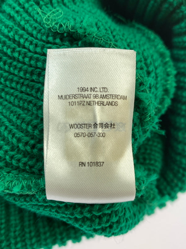 【中古品】【メンズ】 SUPREME シュプリーム LOOSE GAUGE BEANIE ルーズ ゲージ ビーニー ニット帽 ニットキャップ 帽子 185-261011-hu-20-min サイズ：FREE カラー：グリーン 万代Net店