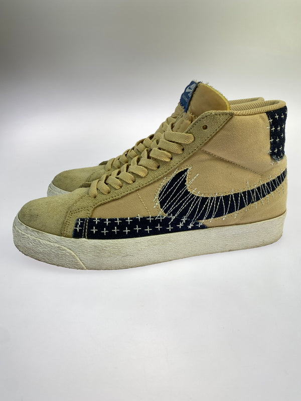 【中古品】【メンズ/レディース】 NIKE ナイキ SB ZOOM BLAZER MID PRM CT0715-200 ズーム ブレーザー ミッド プレミアム スニーカー 靴 160-261007-yn-01-min サイズ：24.5cm US6.5 カラー：SESAMI/MYSTIC NAVY-SAIL 万代Net店