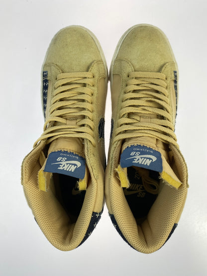 【中古品】【メンズ/レディース】 NIKE ナイキ SB ZOOM BLAZER MID PRM CT0715-200 ズーム ブレーザー ミッド プレミアム スニーカー 靴 160-261007-yn-01-min サイズ：24.5cm US6.5 カラー：SESAMI/MYSTIC NAVY-SAIL 万代Net店