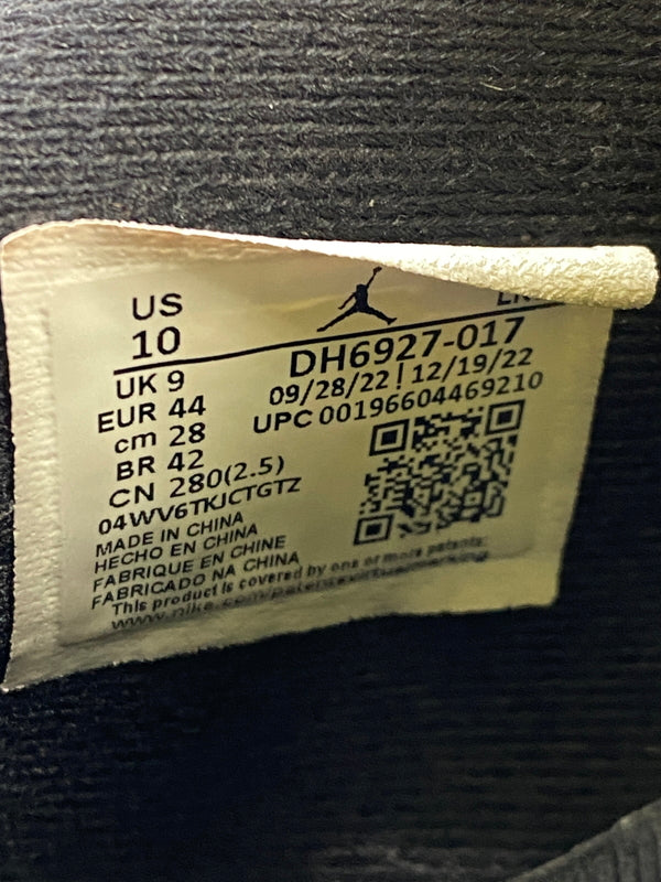 【中古品】【メンズ】 NIKE ナイキ AIR JORDAN 4 RETRO DH6927-017 エア ジョーダン 4 レトロ スニーカー 靴 160-261007-yn-06-min サイズ：28.0cm US10 カラー：BLACK/WHITE-TOUR YELLOW 万代Net店