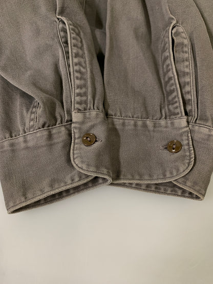 【中古品】【メンズ】 SEARS シアーズ L/S WORK SHIRT 50S～ マチ付き ロングスリーブ ワークシャツ メンズ トップス 長袖シャツ 50年代～ ヴィンテージ 146-261002-em-53-min カラー：グレー 万代Net店