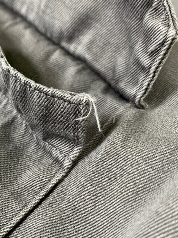 【中古品】【メンズ】 SEARS シアーズ L/S WORK SHIRT 50S～ マチ付き ロングスリーブ ワークシャツ メンズ トップス 長袖シャツ 50年代～ ヴィンテージ 146-261002-em-53-min カラー：グレー 万代Net店