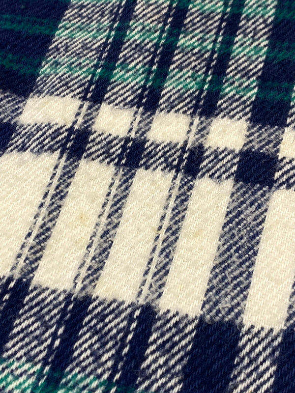 【中古品】【メンズ】 FIVEBROTHER ファイブブラザー 3061-FBA 80S FLANNEL SHIRT フランネルシャツ チェックシャツ 長袖シャツ 146-261003-ta-36-min サイズ：M カラー：ブルー/ホワイト 万代Net店