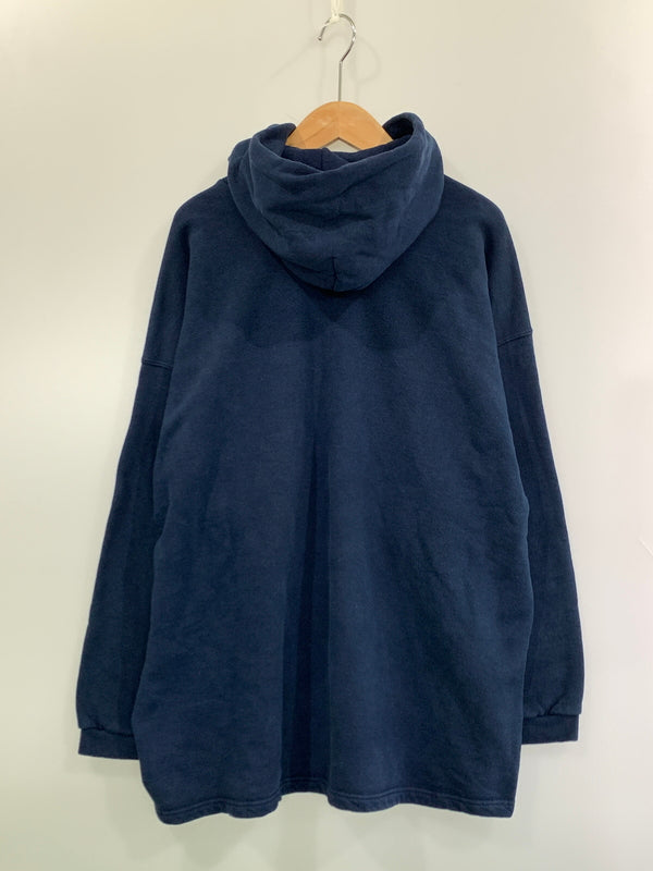 【中古品】【メンズ】 NIKE ナイキ 90S 銀タグ HOODED SWEATSHIRT フーデッドスウェットシャツ パーカー 146-261003-ta-15-min サイズ：L カラー：ネイビー 万代Net店