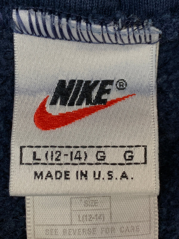 【中古品】【メンズ】 NIKE ナイキ 90S 銀タグ HOODED SWEATSHIRT フーデッドスウェットシャツ パーカー 146-261003-ta-15-min サイズ：L カラー：ネイビー 万代Net店