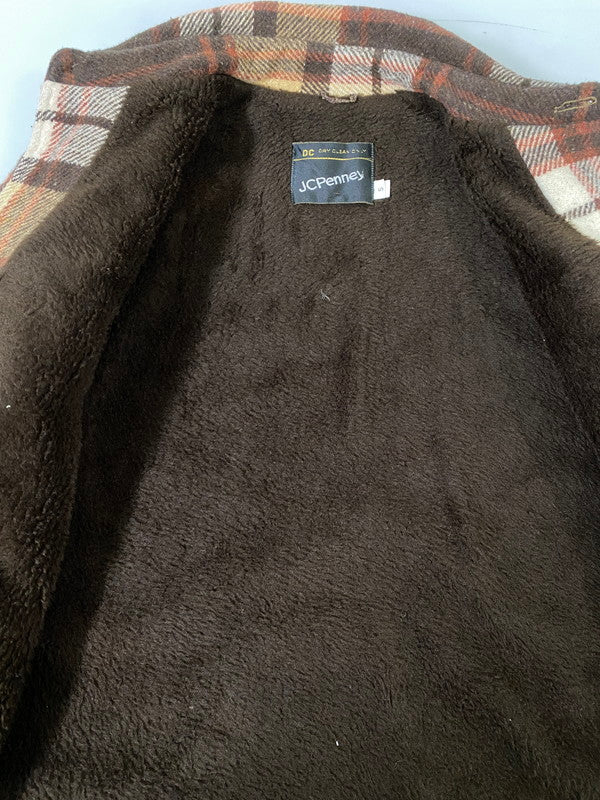 【現状渡し品】【メンズ】 JCPENNEY JCペニー CPO WOOL JACKET 60S～70S ウールジャケット 60年代～70年代 ヴィンテージ メンズ アウター ミリタリー チェック柄 146-261002-em-30-min サイズ：S カラー：ブラウン系 万代Net店