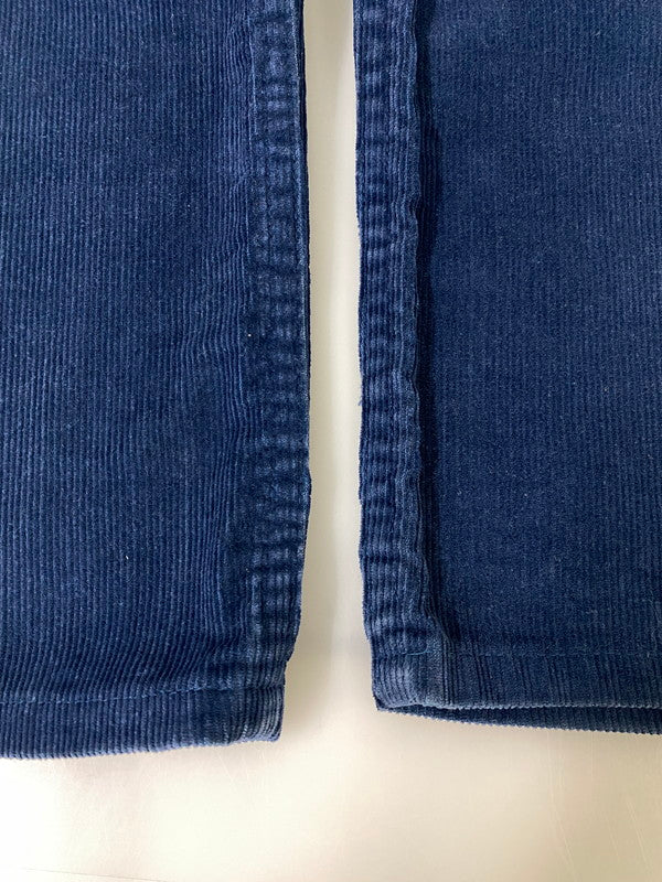 【中古品】【メンズ】 LEVI'S リーバイス CORDUROY PANTS 519-1513 刻印539 80S 白タブ コーデュロイ パンツ メンズ ボトムス 80年代 ヴィンテージ ストレート 157-261002-em-33-min サイズ：W33×L33 カラー：ブルー系 万代Net店