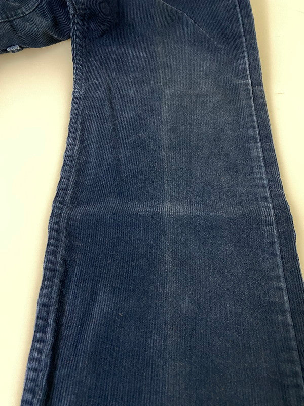 【中古品】【メンズ】 LEVI'S リーバイス CORDUROY PANTS 519-1513 刻印539 80S 白タブ コーデュロイ パンツ メンズ ボトムス 80年代 ヴィンテージ ストレート 157-261002-em-33-min サイズ：W33×L33 カラー：ブルー系 万代Net店