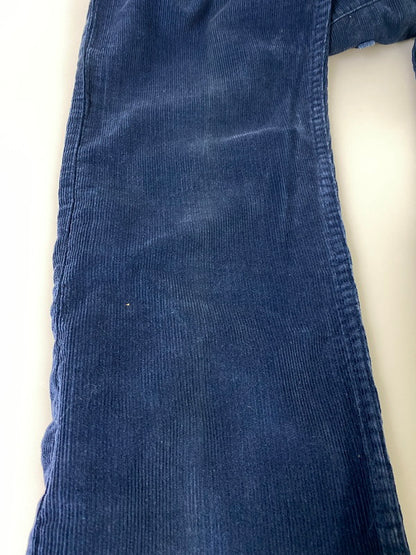 【中古品】【メンズ】 LEVI'S リーバイス CORDUROY PANTS 519-1513 刻印539 80S 白タブ コーデュロイ パンツ メンズ ボトムス 80年代 ヴィンテージ ストレート 157-261002-em-33-min サイズ：W33×L33 カラー：ブルー系 万代Net店