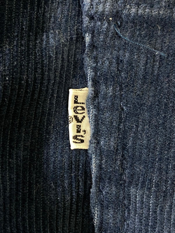 【中古品】【メンズ】 LEVI'S リーバイス CORDUROY PANTS 519-1513 刻印539 80S 白タブ コーデュロイ パンツ メンズ ボトムス 80年代 ヴィンテージ ストレート 157-261002-em-33-min サイズ：W33×L33 カラー：ブルー系 万代Net店