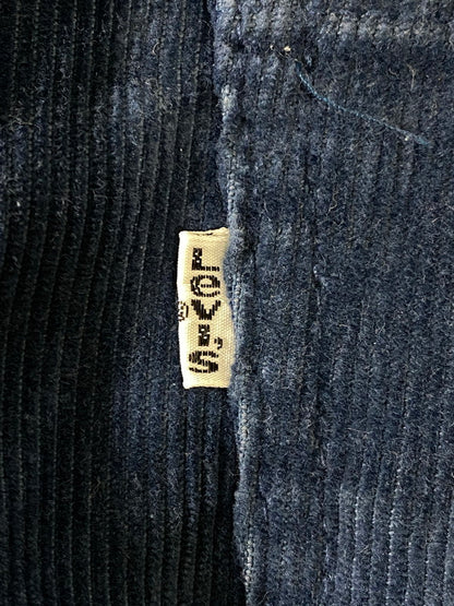 【中古品】【メンズ】 LEVI'S リーバイス CORDUROY PANTS 519-1513 刻印539 80S 白タブ コーデュロイ パンツ メンズ ボトムス 80年代 ヴィンテージ ストレート 157-261002-em-33-min サイズ：W33×L33 カラー：ブルー系 万代Net店