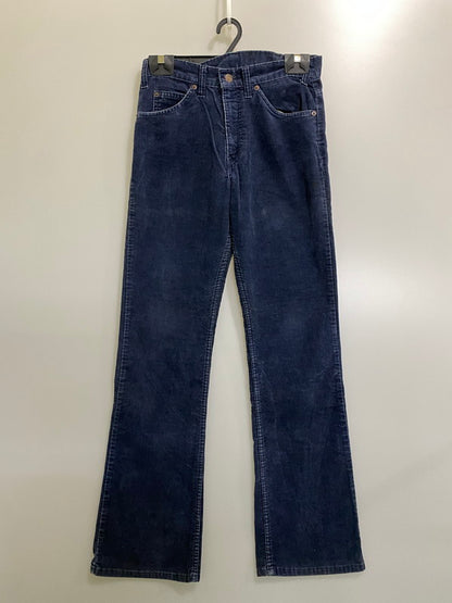 【中古品】【メンズ】 LEVI'S リーバイス CORDUROY PANTS517-1517 刻印536 80S 白タブ コーデュロイ パンツ 80年代 ヴィンテージ メンズ ボトムス 157-261002-em-35-min サイズ：W30×L34 カラー：ネイビー 万代Net店