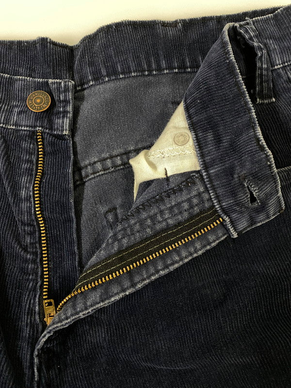 【中古品】【メンズ】 LEVI'S リーバイス CORDUROY PANTS517-1517 刻印536 80S 白タブ コーデュロイ パンツ 80年代 ヴィンテージ メンズ ボトムス 157-261002-em-35-min サイズ：W30×L34 カラー：ネイビー 万代Net店