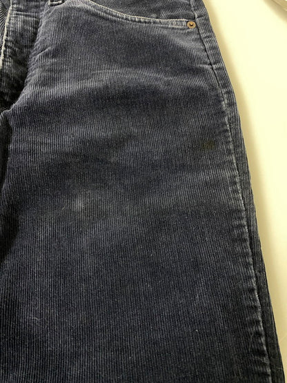 【中古品】【メンズ】 LEVI'S リーバイス CORDUROY PANTS517-1517 刻印536 80S 白タブ コーデュロイ パンツ 80年代 ヴィンテージ メンズ ボトムス 157-261002-em-35-min サイズ：W30×L34 カラー：ネイビー 万代Net店