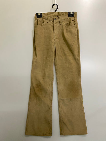 【現状渡し品】【メンズ】 LEVI'S リーバイス 70S GENTLEMAN'S JEANS BOOT CUT CORDUROY PANTS 70年代 ブーツカット コーデュロイ パンツ メンズ ボトムス ヴィンテージ 157-261002-em-36-min カラー：ベージュ 万代Net店