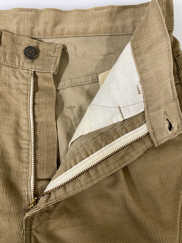 【現状渡し品】【メンズ】 LEVI'S リーバイス 70S GENTLEMAN'S JEANS BOOT CUT CORDUROY PANTS 70年代 ブーツカット コーデュロイ パンツ メンズ ボトムス ヴィンテージ 157-261002-em-36-min カラー：ベージュ 万代Net店