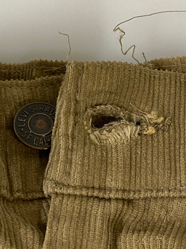 【現状渡し品】【メンズ】 LEVI'S リーバイス 70S GENTLEMAN'S JEANS BOOT CUT CORDUROY PANTS 70年代 ブーツカット コーデュロイ パンツ メンズ ボトムス ヴィンテージ 157-261002-em-36-min カラー：ベージュ 万代Net店