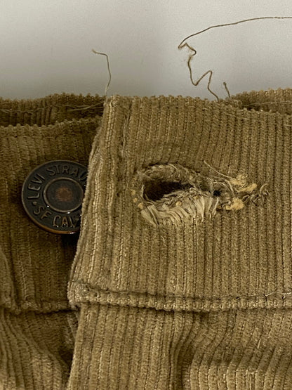 【現状渡し品】【メンズ】 LEVI'S リーバイス 70S GENTLEMAN'S JEANS BOOT CUT CORDUROY PANTS 70年代 ブーツカット コーデュロイ パンツ メンズ ボトムス ヴィンテージ 157-261002-em-36-min カラー：ベージュ 万代Net店