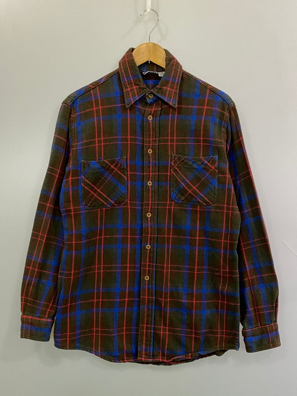 【中古品】【メンズ】 BIG MAC ビッグマック 80S FLANNEL SHIRT フランネルシャツ チェックシャツ 長袖シャツ 146-261003-ta-32-min サイズ：M カラー：マルチカラー 万代Net店