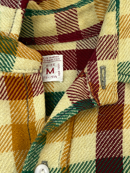 【中古品】【メンズ】 BIG MAC ビッグマック 70S FLANNEL SHIRT フランネルシャツ チェックシャツ 長袖シャツ 146-261003-ta-37-min サイズ：M カラー：マルチカラー 万代Net店