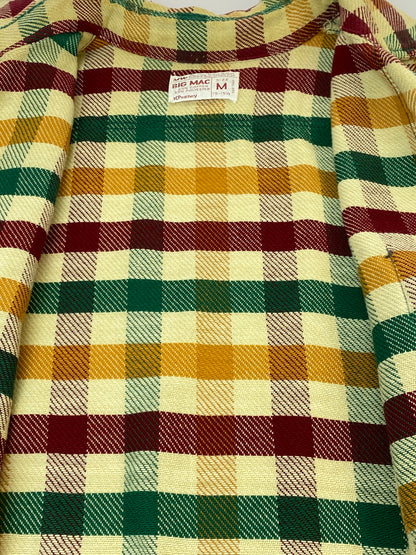 【中古品】【メンズ】 BIG MAC ビッグマック 70S FLANNEL SHIRT フランネルシャツ チェックシャツ 長袖シャツ 146-261003-ta-37-min サイズ：M カラー：マルチカラー 万代Net店