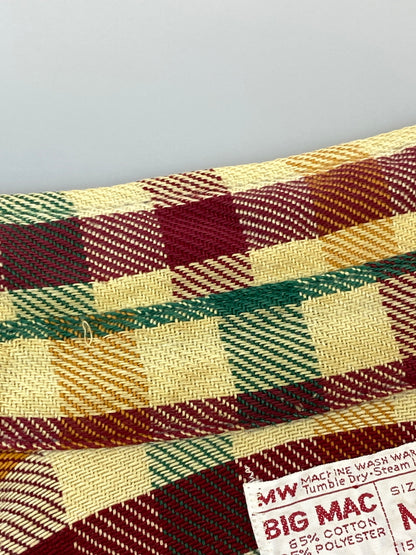 【中古品】【メンズ】 BIG MAC ビッグマック 70S FLANNEL SHIRT フランネルシャツ チェックシャツ 長袖シャツ 146-261003-ta-37-min サイズ：M カラー：マルチカラー 万代Net店