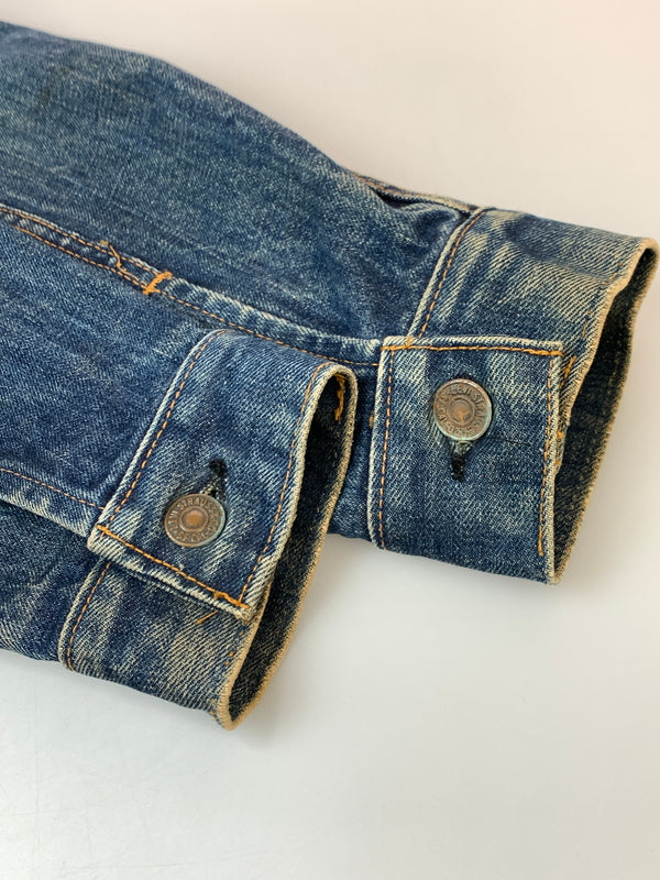 【現状渡し品】【メンズ】 LEVI'S 4TH DENIM TRACKER JACKET 70505 刻印524 60S～70S デニム トラッカージャケット メンズ アウター Gジャン 146-261007-em-10-min カラー：インディゴ 万代Net店