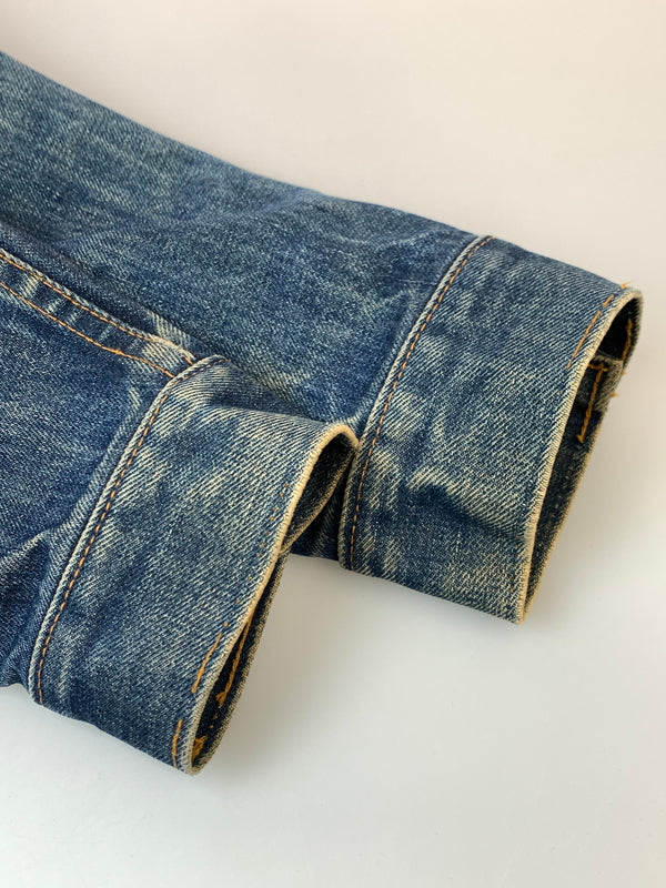 【現状渡し品】【メンズ】 LEVI'S 4TH DENIM TRACKER JACKET 70505 刻印524 60S～70S デニム トラッカージャケット メンズ アウター Gジャン 146-261007-em-10-min カラー：インディゴ 万代Net店