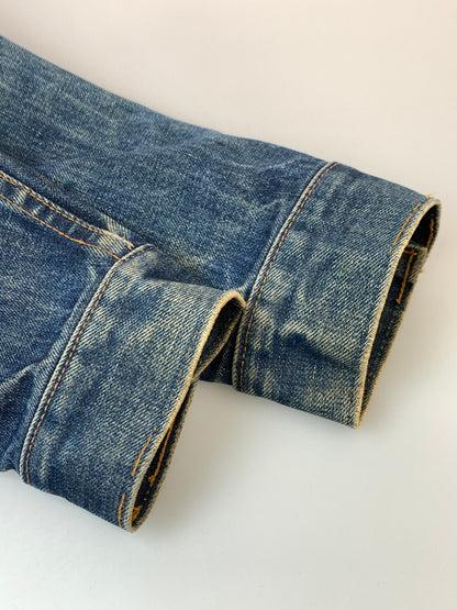 【現状渡し品】【メンズ】 LEVI'S 4TH DENIM TRACKER JACKET 70505 刻印524 60S～70S デニム トラッカージャケット メンズ アウター Gジャン 146-261007-em-10-min カラー：インディゴ 万代Net店
