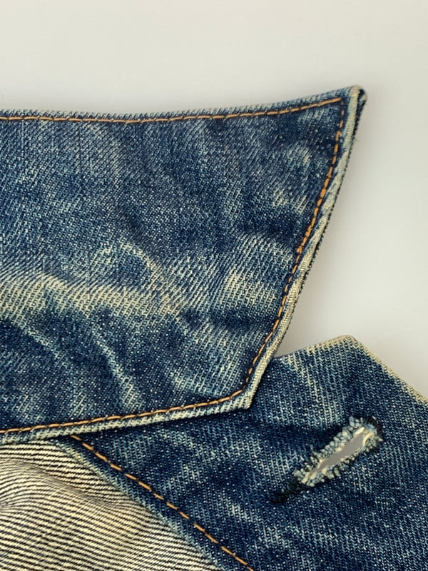 【現状渡し品】【メンズ】 LEVI'S 4TH DENIM TRACKER JACKET 70505 刻印524 60S～70S デニム トラッカージャケット メンズ アウター Gジャン 146-261007-em-10-min カラー：インディゴ 万代Net店