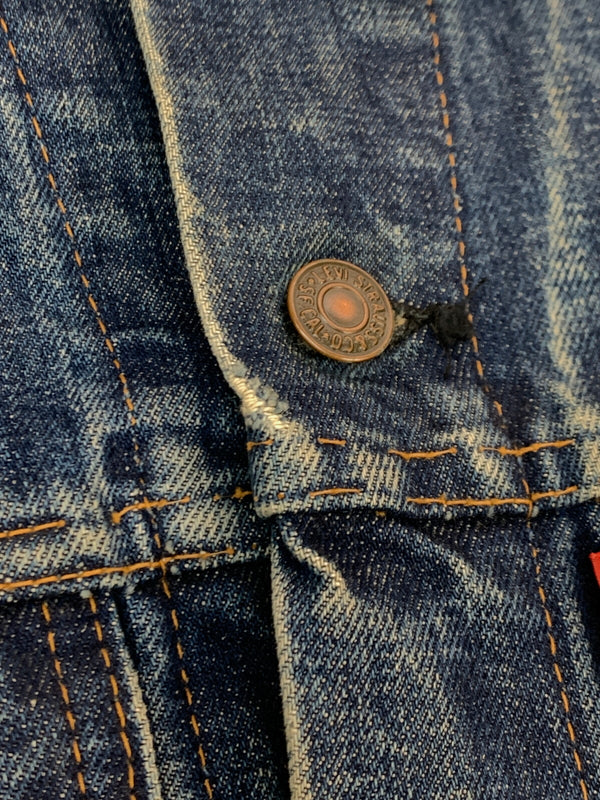 【現状渡し品】【メンズ】 LEVI'S 4TH DENIM TRACKER JACKET 70505 刻印524 60S～70S デニム トラッカージャケット メンズ アウター Gジャン 146-261007-em-10-min カラー：インディゴ 万代Net店