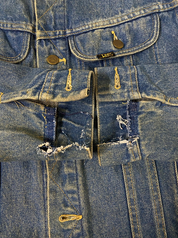 【現状渡し品】【メンズ】 LEE リー DENIM JACKET 220 80S～ デニムジャケット 80年代～ ヴィンテージ アウター Gジャン 146-261002-em-29-min サイズ：20 カラー：インディゴ 万代Net店