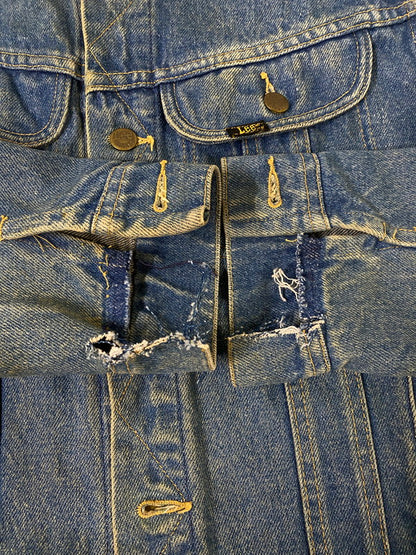【現状渡し品】【メンズ】 LEE リー DENIM JACKET 220 80S～ デニムジャケット 80年代～ ヴィンテージ アウター Gジャン 146-261002-em-29-min サイズ：20 カラー：インディゴ 万代Net店