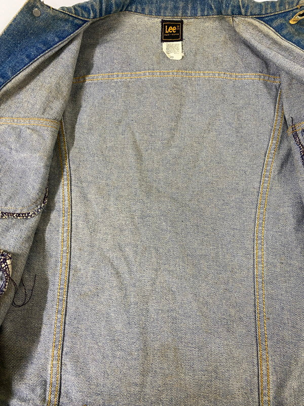 【現状渡し品】【メンズ】 LEE リー DENIM JACKET 220 80S～ デニムジャケット 80年代～ ヴィンテージ アウター Gジャン 146-261002-em-29-min サイズ：20 カラー：インディゴ 万代Net店