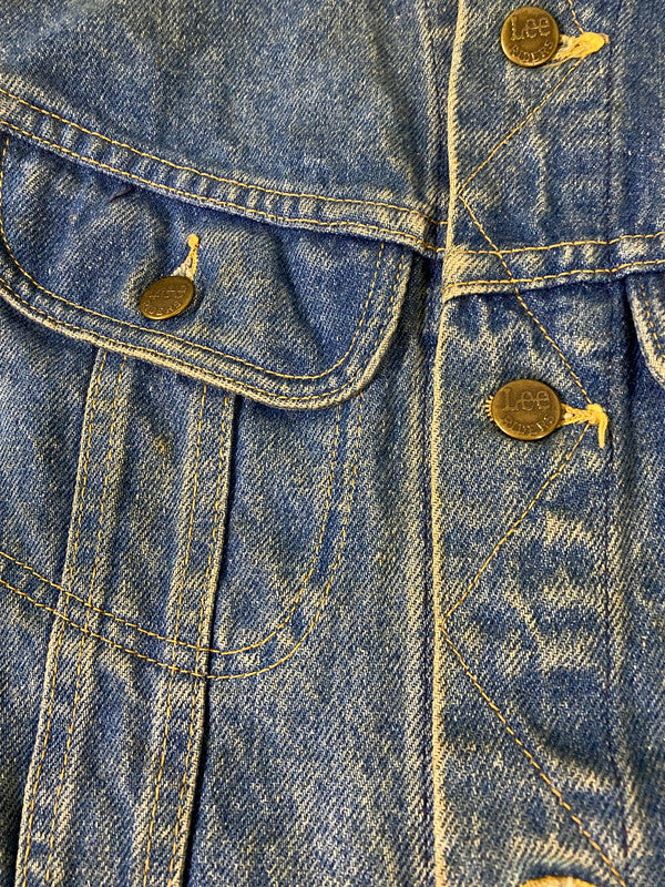 【現状渡し品】【メンズ】 LEE リー DENIM JACKET 220 80S～ デニムジャケット 80年代～ ヴィンテージ アウター Gジャン 146-261002-em-29-min サイズ：20 カラー：インディゴ 万代Net店
