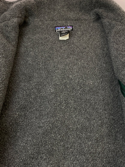 【中古品】【メンズ】 PATAGONIA パタゴニア 90S SHELLED SYNCHILLA JACKET シェルドシンチラジャケット ナイロン フリース 144-261003-ta-27-min サイズ：XS カラー：グリーン 万代Net店