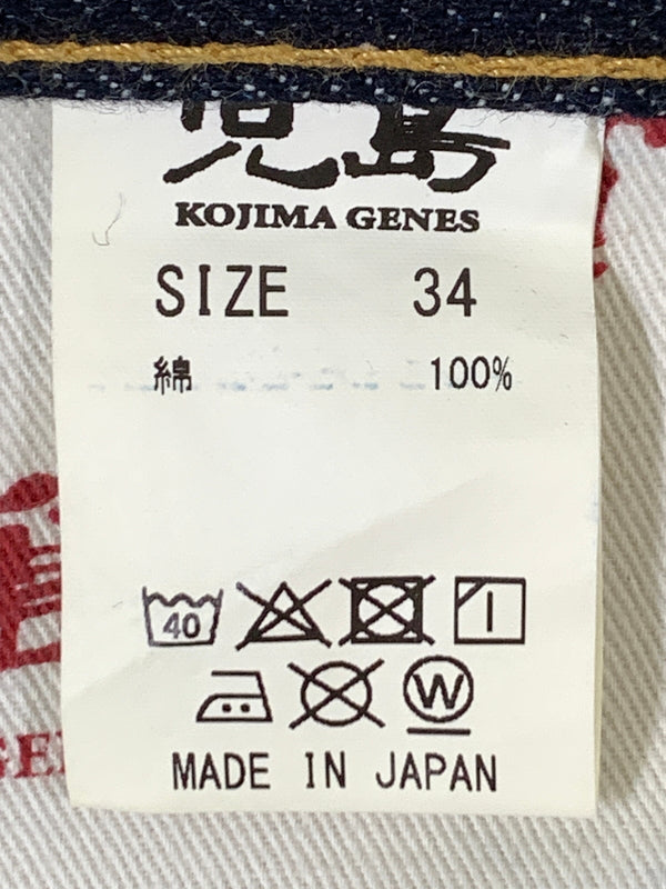 【中古品】【メンズ】 KOJIMA GENES コジマジーンズ STRAIGHT RIGIT DENIM ストレート リジッド デニム メンズ ボトムス デニムパンツ ジーンズ 156-261002-em-66-min サイズ：34 カラー：インディゴ 万代Net店