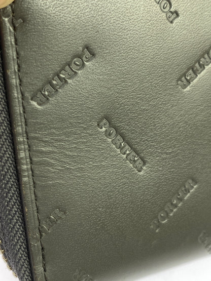 【中古品】【メンズ/レディース】 PORTER ポーター ENCHASE コインケース 07-02285 エンチェイス コンパクト 小銭入れ カード収納 吉田カバン カードケース 200-261008-em-17-min カラー：グレー系 万代Net店