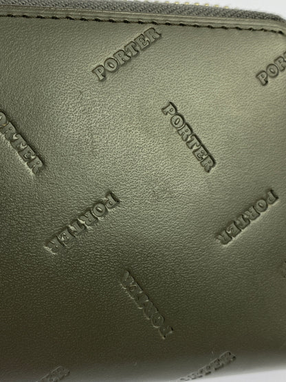【中古品】【メンズ/レディース】 PORTER ポーター ENCHASE コインケース 07-02285 エンチェイス コンパクト 小銭入れ カード収納 吉田カバン カードケース 200-261008-em-17-min カラー：グレー系 万代Net店