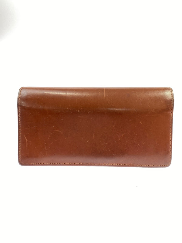 【中古品】【メンズ】 WHITE HOUSE COX ホワイトハウスコックス LEATHER WALLET レザー ウォレット 長財布 革財布 200-261008-em-18-min カラー：ブラウン 万代Net店