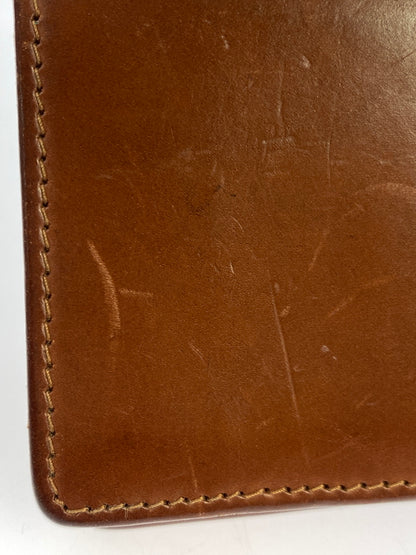 【中古品】【メンズ】 WHITE HOUSE COX ホワイトハウスコックス LEATHER WALLET レザー ウォレット 長財布 革財布 200-261008-em-18-min カラー：ブラウン 万代Net店