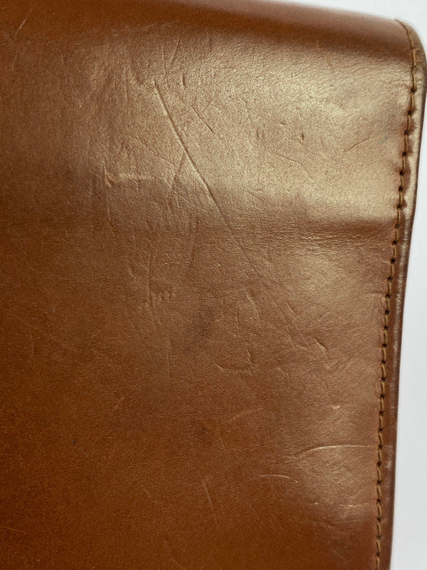 【中古品】【メンズ】 WHITE HOUSE COX ホワイトハウスコックス LEATHER WALLET レザー ウォレット 長財布 革財布 200-261008-em-18-min カラー：ブラウン 万代Net店