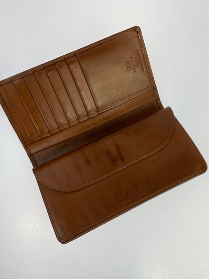 【中古品】【メンズ】 WHITE HOUSE COX ホワイトハウスコックス LEATHER WALLET レザー ウォレット 長財布 革財布 200-261008-em-18-min カラー：ブラウン 万代Net店