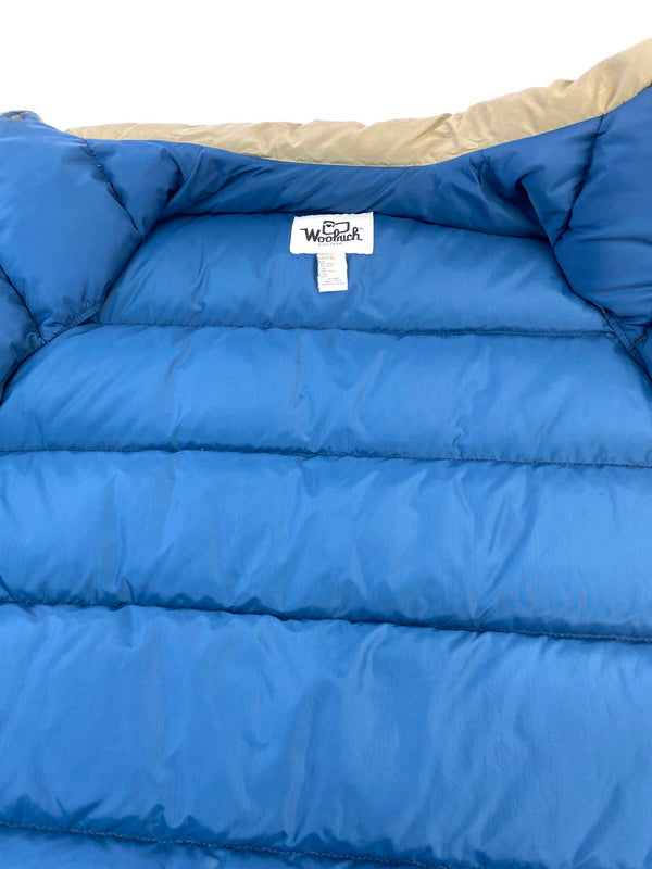 【中古品】【メンズ】 WOOLRICH ウールリッチ 70S 白タグ 21053 ダウンベスト 70年代 アウトドア ヴィンテージ メンズ アウター 144-261005-em-08-min サイズ：XXL カラー：ベージュ 万代Net店