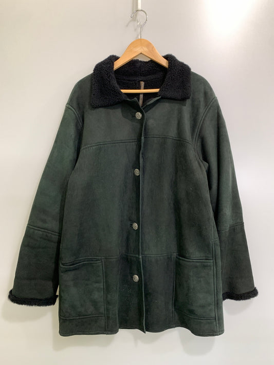 【中古品】【メンズ】 CASSERLY キャサリン オーストラリア製 ムートンジャケット キャサリー シープスキン メンズ アウター 146-261005-em-30-min サイズ：M カラー：ブラック 万代Net店
