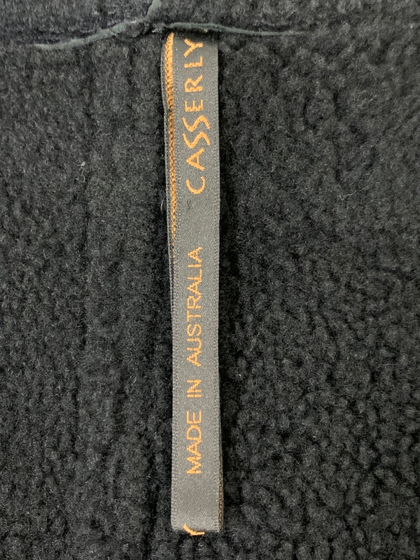 【中古品】【メンズ】 CASSERLY キャサリン オーストラリア製 ムートンジャケット キャサリー シープスキン メンズ アウター 146-261005-em-30-min サイズ：M カラー：ブラック 万代Net店